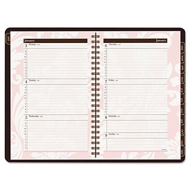 0038576024755 - AT-A-GLANCE 794200 SORBET WEEKLY/MONTHLY APPOINTMENT BOOK, 5 1/2 X 8 1/2, BROWN/PINK, 2016
