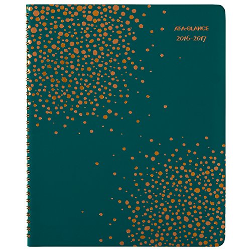 0038576099074 - AT-A-GLANCE ACADEMIC YEAR WEEKLY / MONTHLY APPOINTMENT BOOK / PLANNER, JULY 2016 - JULY 2017, 8-1/2X11, EMERALD REEF (592-905A)