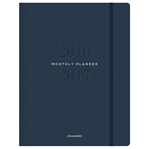 0038576110878 - AT-A-GLANCE(R) ACADEMIC MONTHLY PLANNER, 8 1/8IN. X 11IN., 30% RECYCLED, BLUE, J