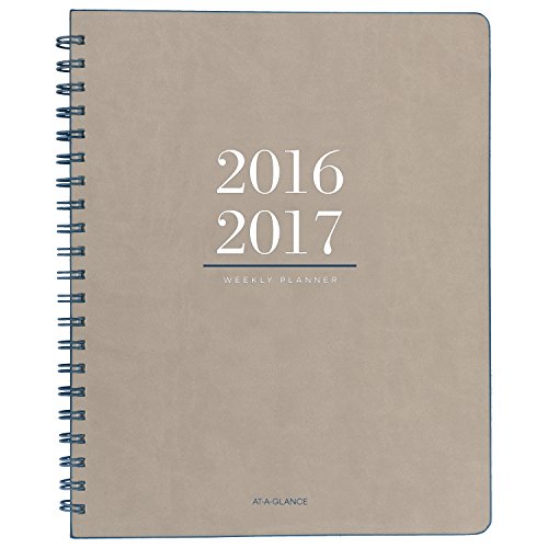 0038576196278 - AT-A-GLANCE(R) ACADEMIC WEEKLY/MONTHLY PLANNER, 8 1/2IN. X 11IN., TAN, JULY 2016