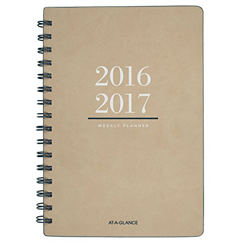 0038576196377 - AT-A-GLANCE(R) ACADEMIC WEEKLY/MONTHLY PLANNER, 5 3/8IN. X 8 1/2IN., TAN, JULY 2