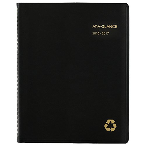0038576223073 - AT-A-GLANCE(R) RECYCLED WEEKLY/MONTHLY APPOINTMENT BOOK, 8 1/4IN. X 10 7/8IN., 5