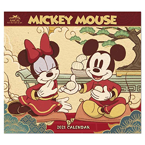 0038576236011 - 2021 DISNEY MICKEY MOUSE WALL CALENDAR, 13-1/2” X 12”, MONTHLY (AMWC234921)