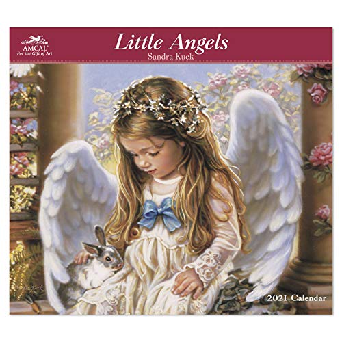 0038576239012 - 2021 SANDRA KUCK LITTLE ANGELS WALL CALENDAR, 13-1/2” X 12”, MONTHLY (SKCW144921)