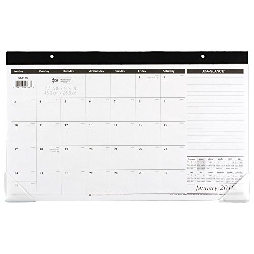 0038576243866 - AT-A-GLANCE COMPACT DESK PAD CALENDAR 2016, 17-3/4 X 9-7/8 INCHES (SK14-00)