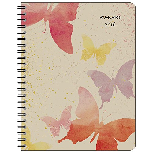 0038576252363 - AT-A-GLANCE WEEKLY / MONTHLY PLANNER 2016, WATERCOLORS, RECYCLED, 8-1/2 X 11 INCHES (791-905G)