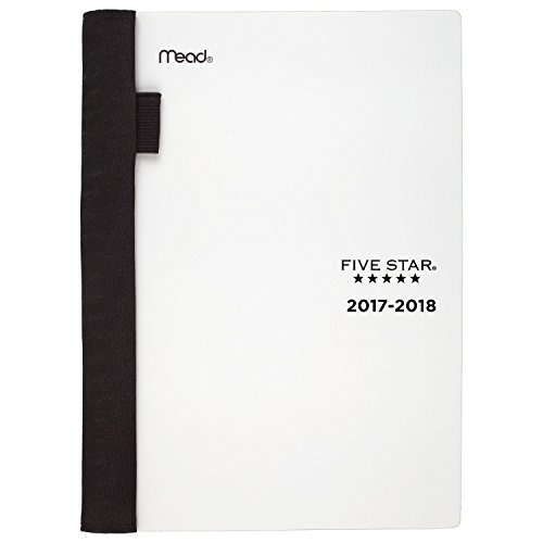 0038576270787 - FIVE STAR STUDENT ACADEMIC WEEKLY / MONTHLY PLANNER, AUGUST 2017 - JULY 2018, 5-3/4 X 8-1/2, ADVANCE, WHITE (CAW40116)