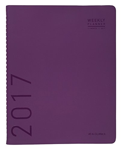 0038576288270 - AT-A-GLANCE MONTHLY PLANNER / APPOINTMENT BOOK 2017, 9 X 11, COLOR SELECTED FOR YOU MAY VARY (70-250X-00)