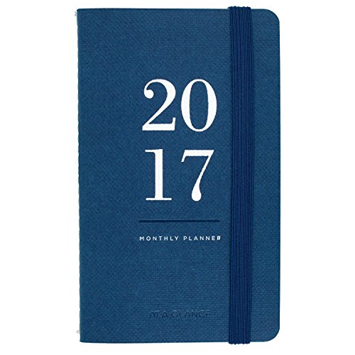 0038576385979 - AT-A-GLANCE 2017 - 2018 MONTHLY POCKET PLANNER / APPOINTMENT BOOK, 2 YEAR, 3-5/8 X 6-1/16, JANUARY START, 24 MONTHS, BLUE (YP12558)