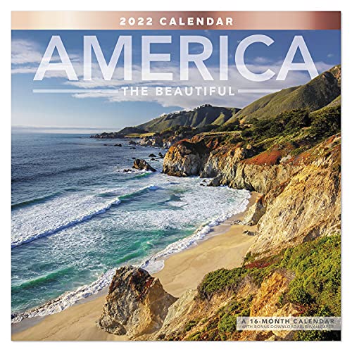 0038576527423 - 2022 AMERICA THE BEAUTIFUL WALL CALENDAR, 12 X 12, MONTHLY (LME32710)