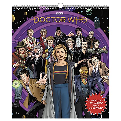 0038576715929 - 2022 DOCTOR WHO WALL CALENDAR, SPECIAL EDITION, 13 X 15, MONTHLY (DDSE6528)