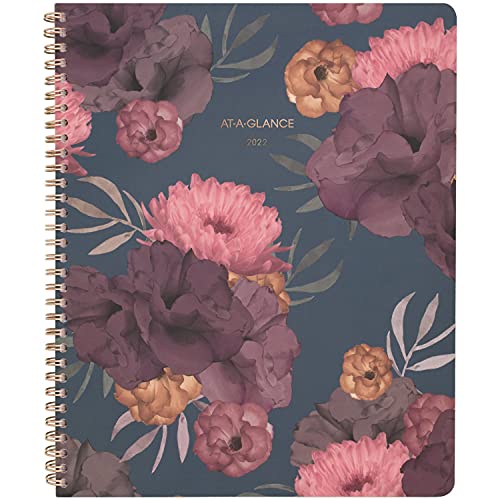 0038576919327 - 2022 WEEKLY & MONTHLY PLANNER BY AT-A-GLANCE, 8-1/2 X 11, LARGE, DARK ROMANCE (5254-905)