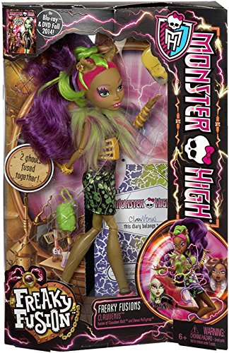 3867557112573 - MONSTER HIGH FREAKY FUSION CLAWVENUS DOLL