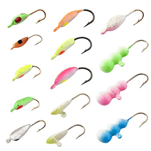 0038685781679 - CELSIUS 14-PIECE ICE FISHING JIG KIT - AFK7