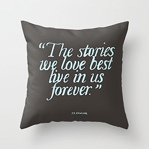 3872386176733 - DECORATIVE PILLOW CASE HARRY POTTER QUOTE CUSHION COVER 18 X 18