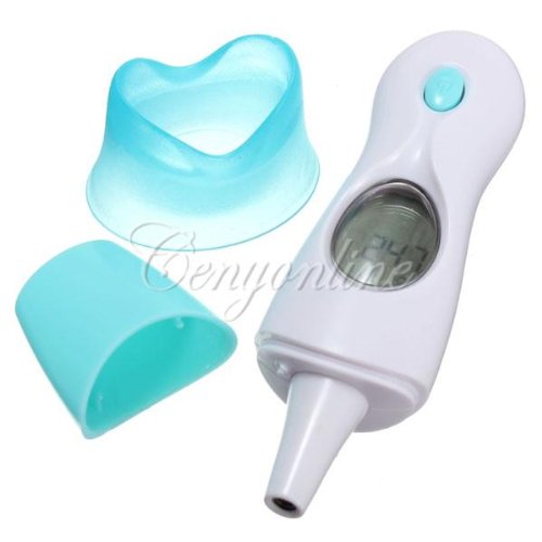 3898073643746 - 4 IN 1 BABY ADULT DIGITAL LCD EAR FOREHEAD AMBIENT CLOCK IR INFRARED THERMOMETER