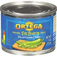 0039000013093 - ORTEGA DICED GREEN CHILES - 26 OZ. CAN, 12 CANS PER CASE