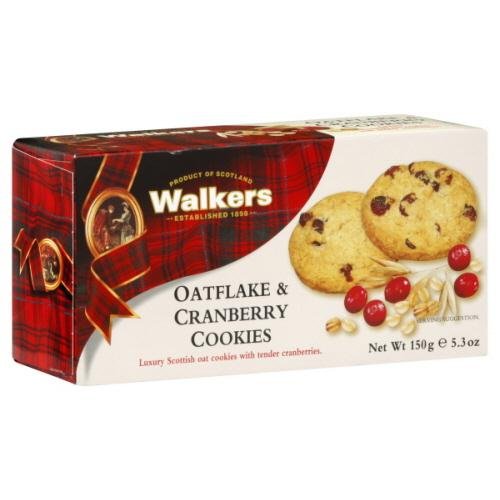 0039047005174 - WALKERS OATFLAKE AND CRANBERRY COOKIES PACK 6
