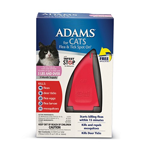 0039079007481 - ADAMS FLEA AND TICK SPOT-ON FOR CATS OVER 5 LB