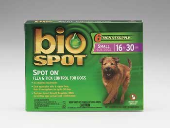 0039079060066 - SPOT-ON DOG FLEA AND TICK CONTROL FOR 6 MONTHS SIZE 16 30 LB