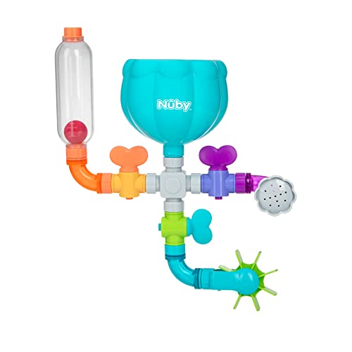0039175809026 - NUBY WACKY WATERWORKS PIPES BATH TOY WITH INTERACTIVE FEATURES FOR COGNITIVE DEVELOPMENT