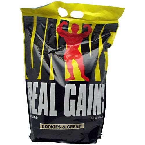 0039442012647 - REAL GAINS COOKIES & CREAM WEIGHT GAIN SUPPLEMENTS 10.6 LB