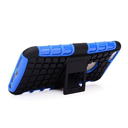 0395009492711 - BLACK AND BLUE FLEX CASE WITH KICKSTAND FOR IPHONE 6 PLUS 5.5-INCH DISPLAY