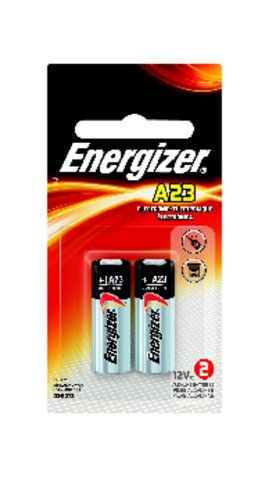 0039800047496 - ENERGIZER KEYLESS ENTRY BATTERY A 23, 2-COUNT