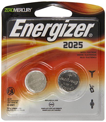 0039800066107 - ENERGIZER 2025BP-2 LITHIUM BUTTON CELL BATTERY (2 COUNT)