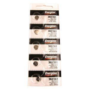0039800091369 - 362/361 SILVER OXIDE BATTERY (STRIP OF 5)
