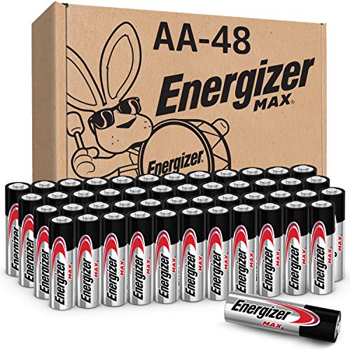 0039800132215 - ENERGIZER AA BATTERIES (48 COUNT), DOUBLE A MAX ALKALINE BATTERY