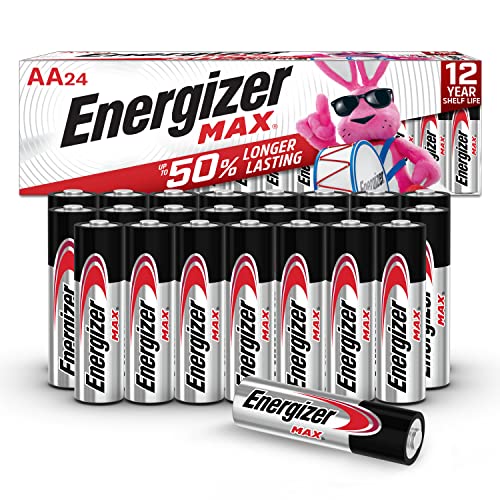 0039800136596 - ENERGIZER AA BATTERIES (24 COUNT), DOUBLE A MAX ALKALINE BATTERY