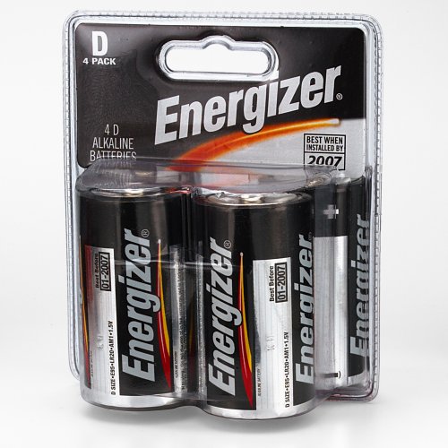 0039800560018 - ENERGIZER D-CELL 4-PACK