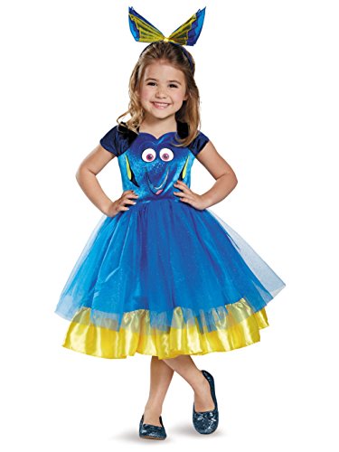 0039897100562 - DISGUISE DORY TODDLER TUTU DELUXE FINDING DORY DISNEY/PIXAR COSTUME, LARGE/4-6X