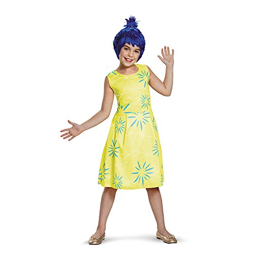 0039897869384 - DISNEY INSIDE OUT - CLASSIC JOY COSTUME FOR GIRLS - LARGE (10-12)