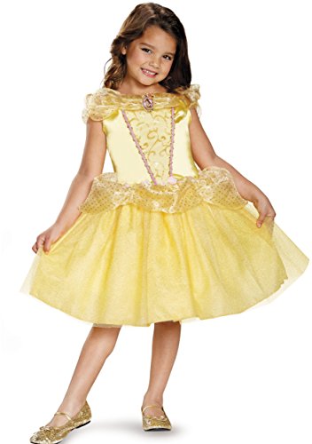 0039897984636 - DISGUISE BELLE CLASSIC DISNEY PRINCESS BEAUTY & THE BEAST COSTUME, ONE COLOR, SMALL/4-6X