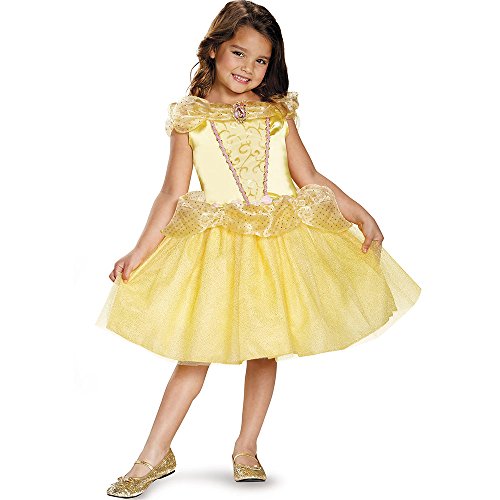 0039897984650 - DISGUISE BELLE CLASSIC DISNEY PRINCESS BEAUTY & THE BEAST COSTUME, ONE COLOR, X-SMALL/3T-4T