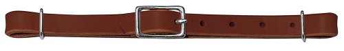 0000399115798 - WEAVER LEATHER STRAIGHT BRIDLE LEATHER CURB STRAP, RICH BROWN