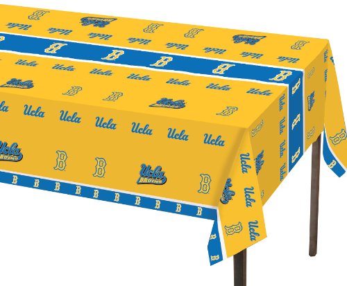 0039938016340 - CREATIVE CONVERTING UCLA BRUINS PLASTIC BANQUET TABLE COVER