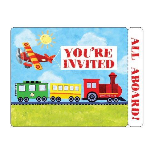 0039938047665 - CREATIVE CONVERTING ON-THE-GO 8 COUNT POSTCARD PARTY INVITATIONS