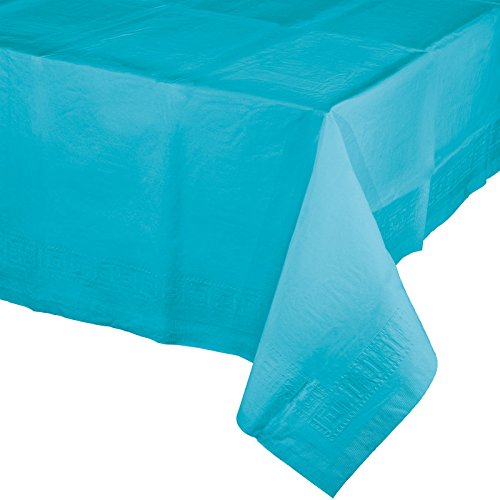 0039938123390 - CREATIVE CONVERTING 913552 CELEBRATIONS PLASTIC TABLE COVER, 54 BY 108, BERMUDA