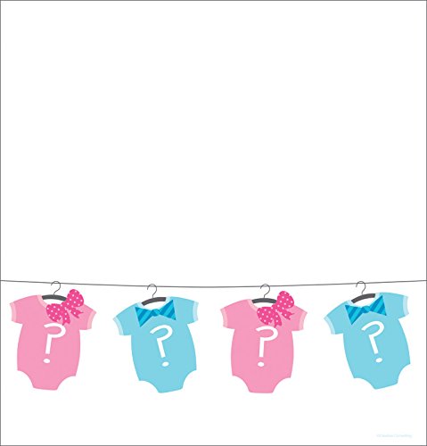 0039938128265 - CREATIVE CONVERTING 727041 BOW OR BOWTIE? BORDER PRINT PLASTIC TABLECOVER, 54 BY 108, PINK/BLUE/WHITE