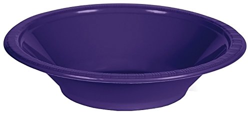 0039938200565 - CREATIVE CONVERTING 28115051 20 COUNT TOUCH OF COLOR PLASTIC BOWL, 12 OZ, PURPLE