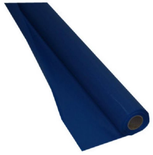 0039938244675 - CREATIVE CONVERTING TOUCH OF COLOR PLASTIC TABLECOVER BANQUET ROLL, 250', TRUE BLUE TOC