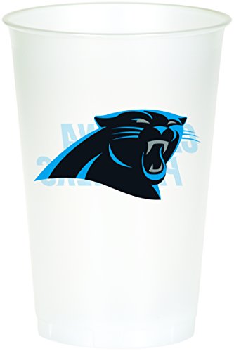 0039938245559 - CREATIVE CONVERTING 8 COUNT CAROLINA PANTHERS PRINTED PLASTIC CUPS