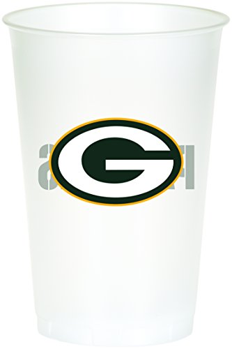 0039938245627 - CREATIVE CONVERTING 8 COUNT GREEN BAY PACKERS PRINTED PLASTIC CUPS