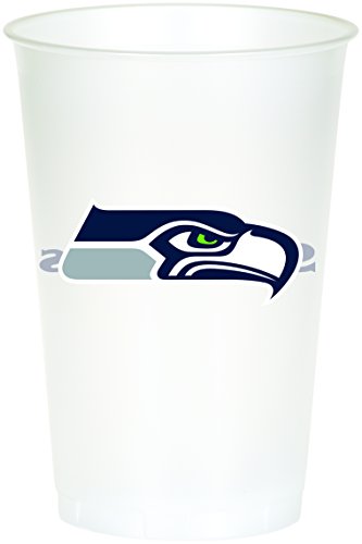 0039938245788 - CREATIVE CONVERTING 8 COUNT SEATTLE SEAHAWKS PRINTED PLASTIC CUPS