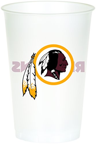 0039938245825 - CREATIVE CONVERTING 8 COUNT WASHINGTON REDSKINS PRINTED PLASTIC CUPS