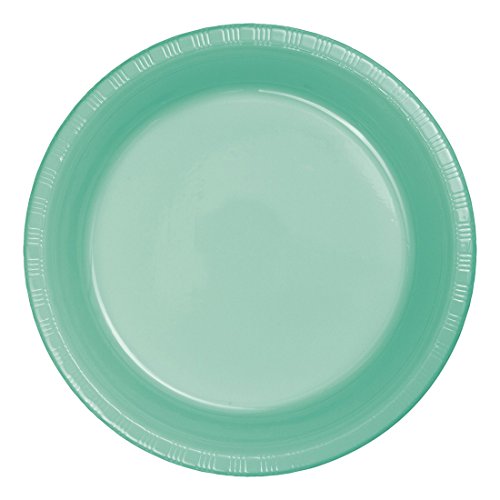 0039938348649 - CREATIVE CONVERTING 318877 20 COUNT PLASTIC LUNCH PLATE, 7, FRESH MINT