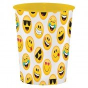 0039938389031 - SHOW YOUR EMOJIONS PLASTIC FAVOR CUP, EACH, YELLOW